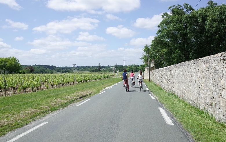 À vélo dans le vignoble
