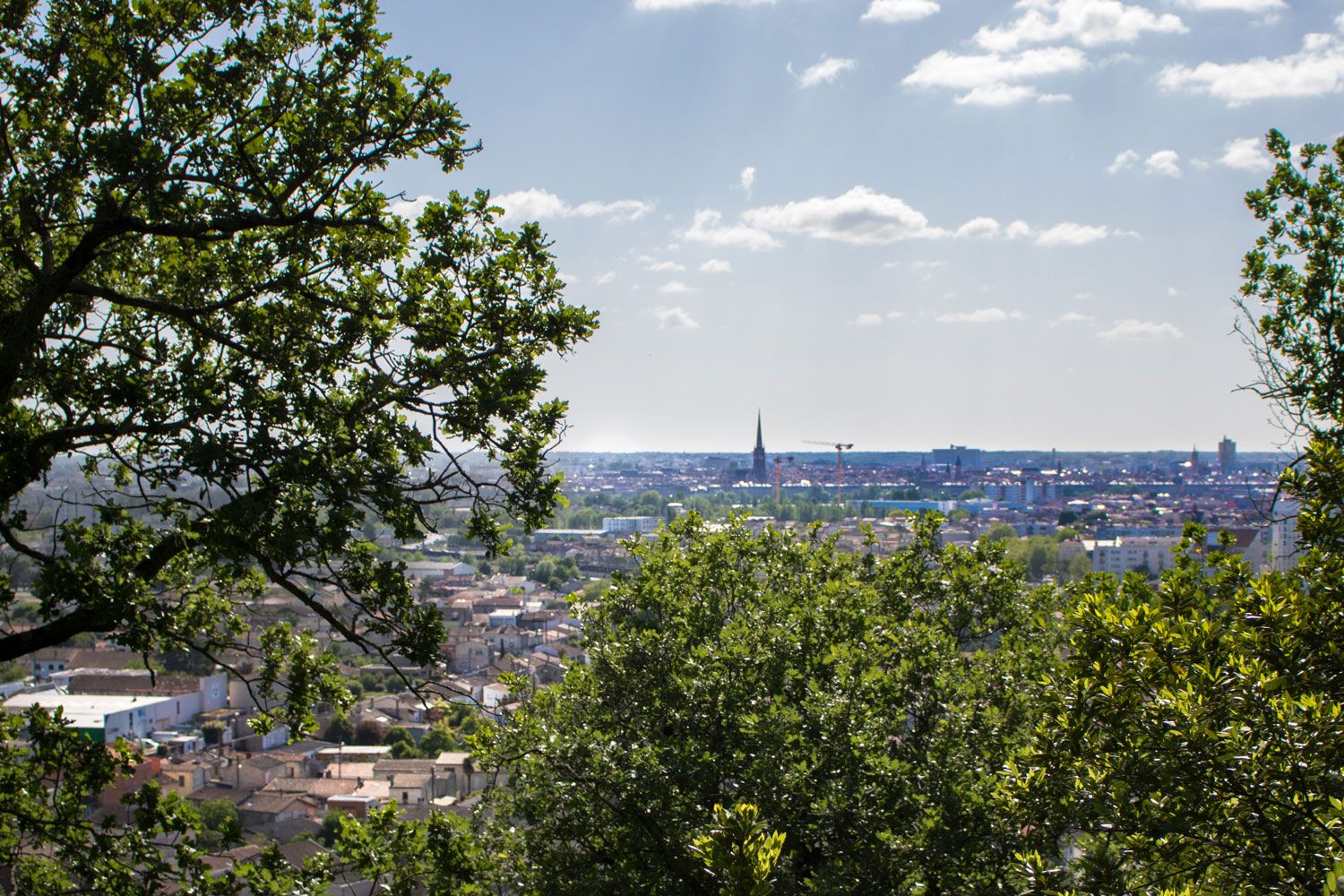 Vue depuis le parc du Cypressat