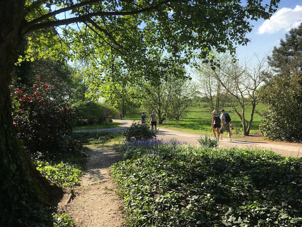 parc floral de la réserve des Barails à Bordeaux