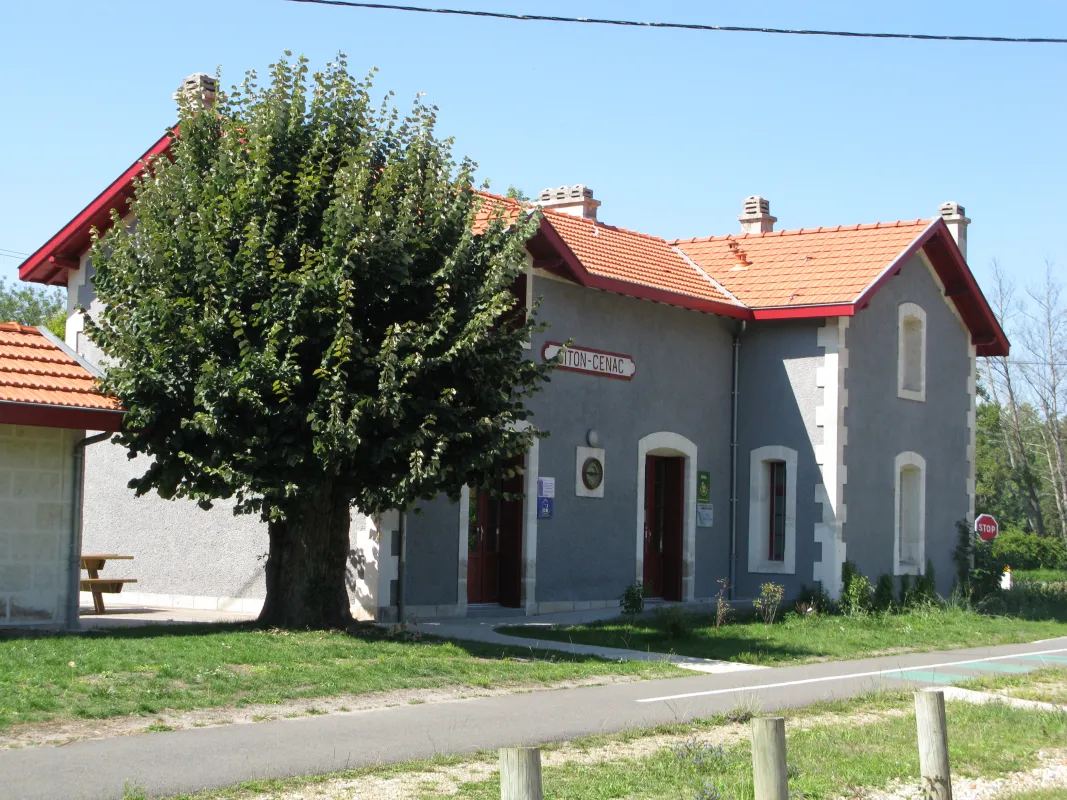 L&#039;ancienne gare de Citon-Cénac