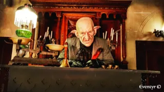 Un artisan ou musicien travaille à son établi dans un atelier traditionnel rempli d'outils et d'instruments, à Bordeaux.