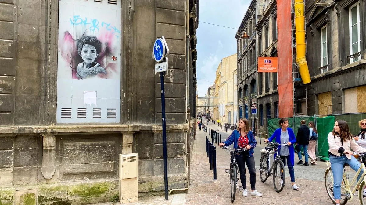 balade guidé vélo bordeaux street art