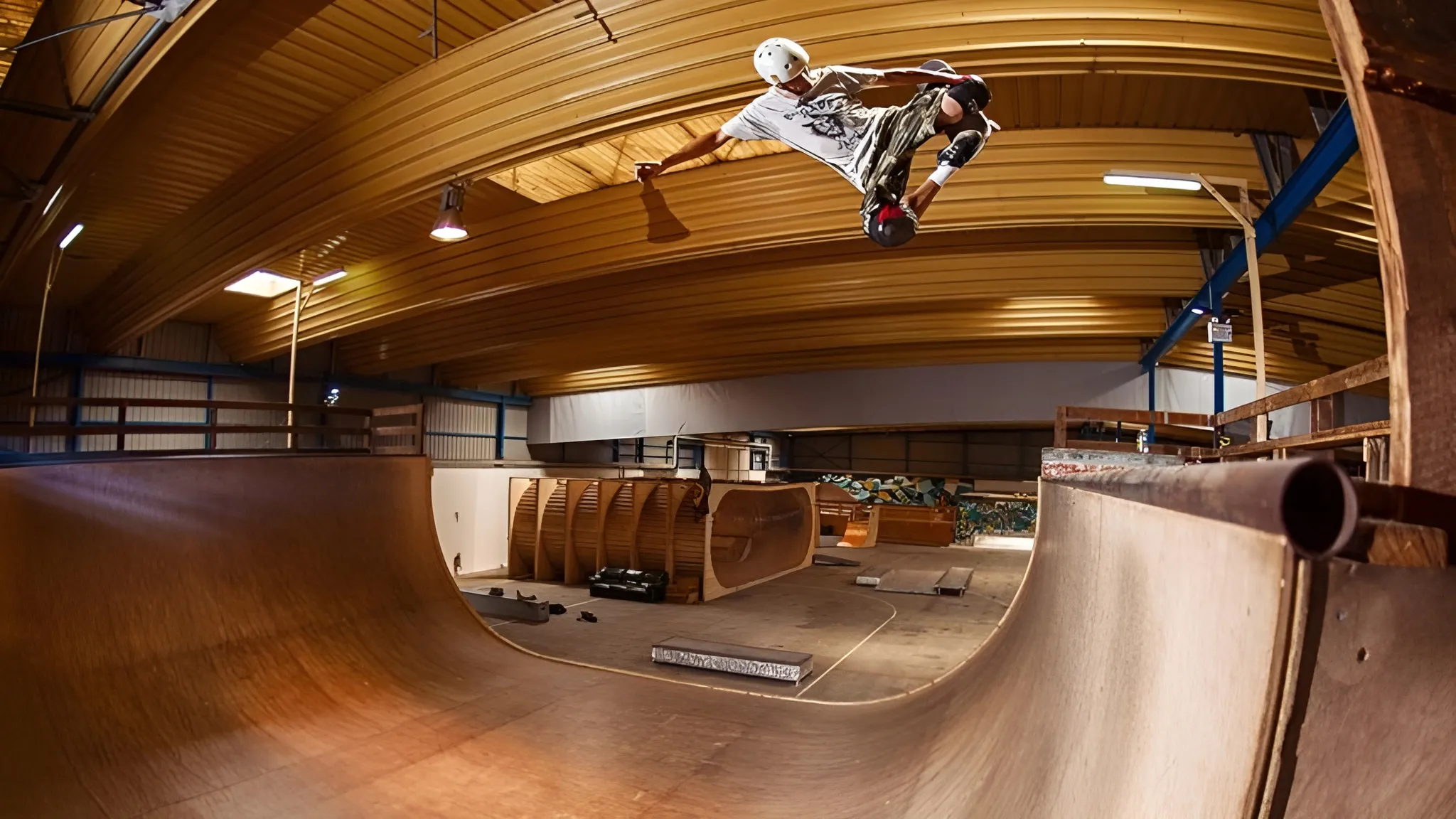 Le skatepark de Darwin sur la rive droite