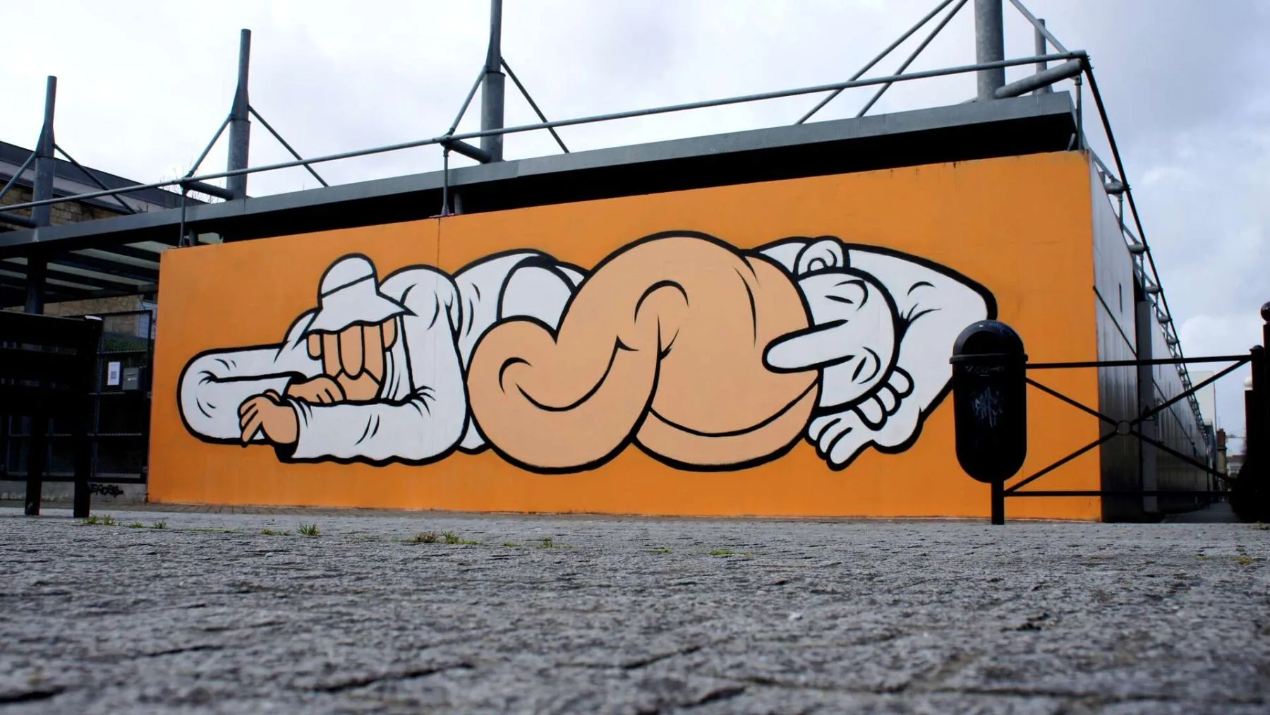 fresques à Bordeaux le mur